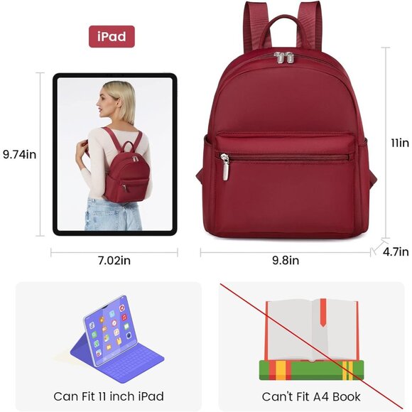 Mini Backpack for Women Light Weight Small Waterproof Backpack Purses Backpack main image 5